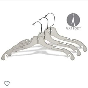 NEW Clear Swivel Head Luxury Hangers 20 count Space Saving Multiple Hook Home